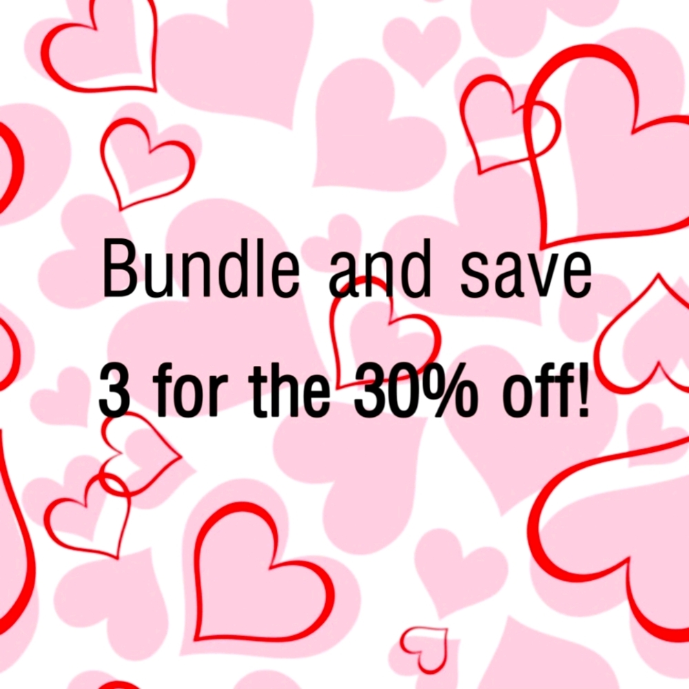 Bundle 3 for 30% off!